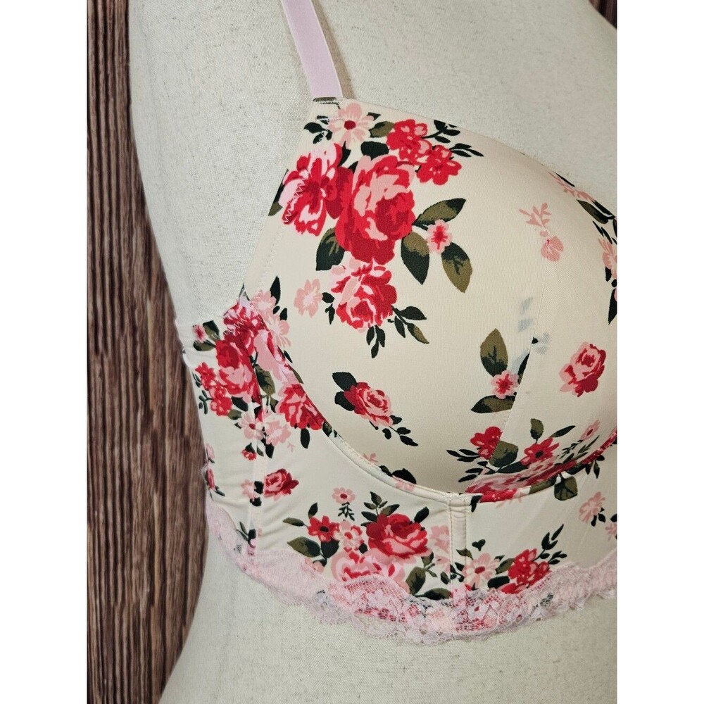 NWT Adore Me Floral Longline Bra Size 38D - Picture 4 of 8